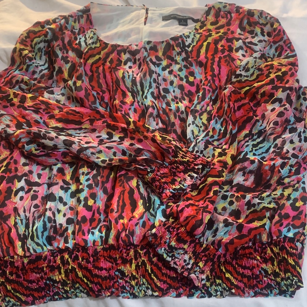 Vibrant Multicolor Blouse by [Brand]